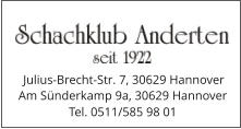 Julius-Brecht-Str. 7, 30629 Hannover  Am Sünderkamp 9a, 30629 Hannover Tel. 0511/585 98 01