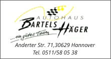 Anderter Str. 71,30629 Hannover Tel. 0511/58 05 38